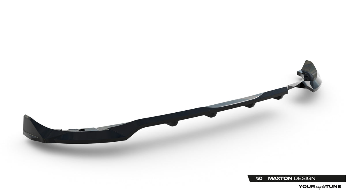Rear Splitter (with vertical bars) suitable for Opel Corsa F Facelift (Mk6 Facelift)