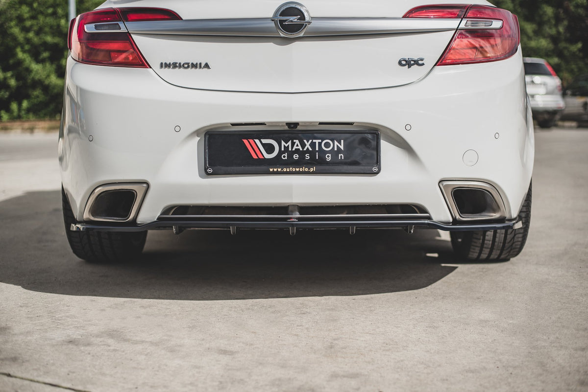 Rear Splitter (with vertical bars) suitable for Opel Insignia Mk. 1 OPC Facelift