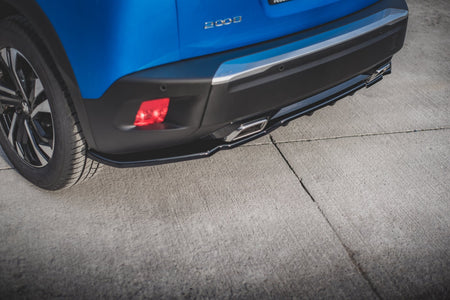 Rear Splitter (with vertical bars) suitable for Peugeot 2008 Mk2