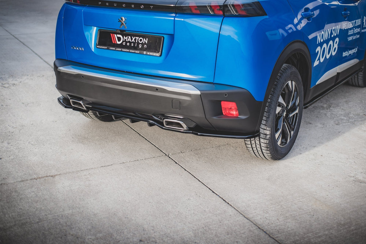 Rear Splitter (with vertical bars) suitable for Peugeot 2008 Mk2