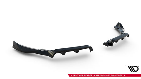 Rear Splitter (with vertical bars) suitable for Porsche 718 Cayman GTS 982c