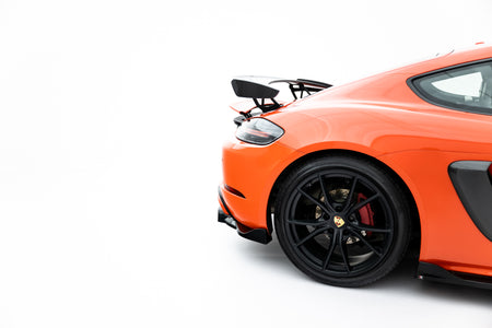 Rear Splitter (with vertical bars) suitable for Porsche 718 Cayman GTS 982c