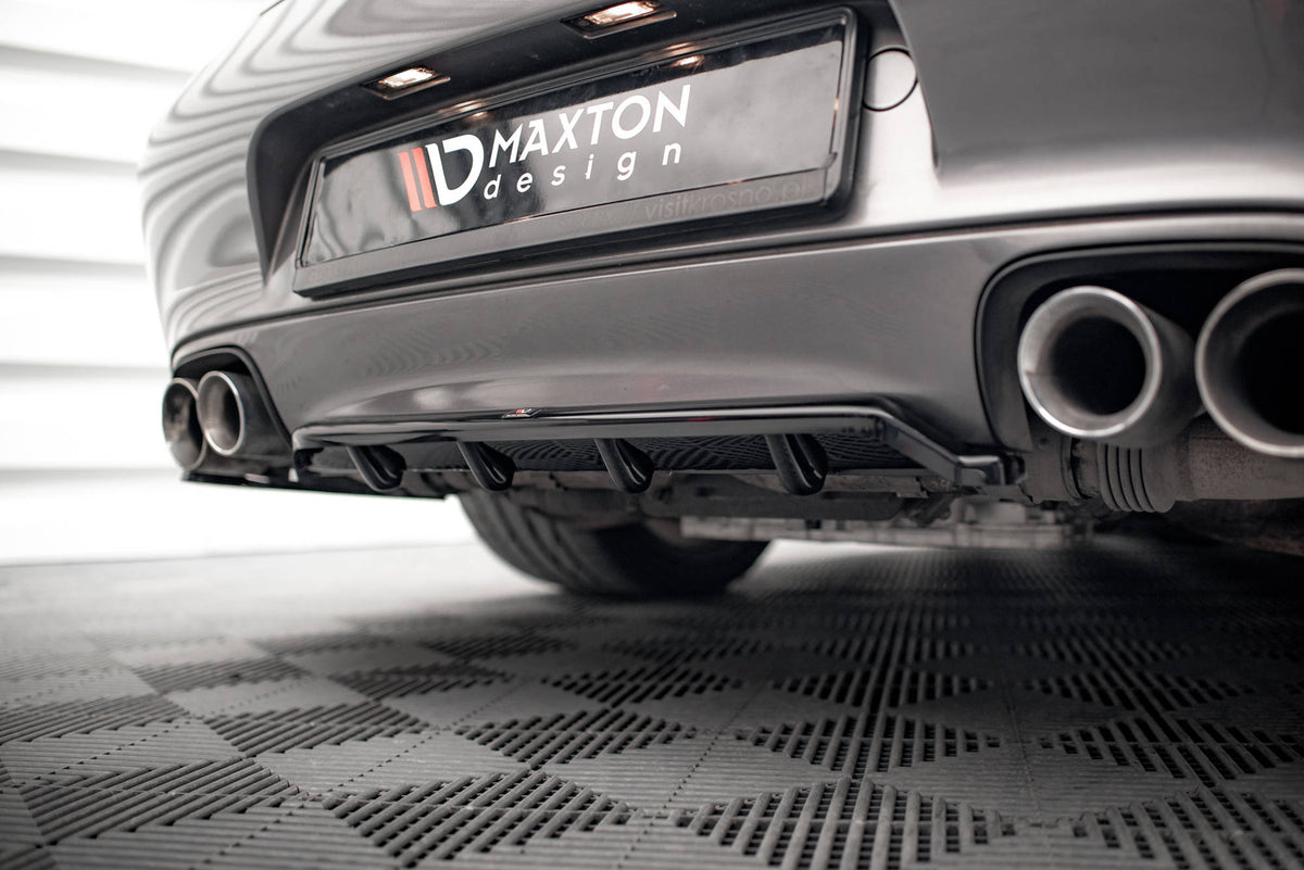 Rear Splitter (with vertical bars) suitable for Porsche 911 Carrera / Carrera GTS 997 Facelift