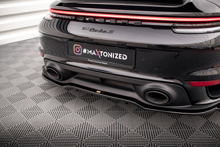Rear Splitter (with vertical bars) suitable for Porsche 911 Turbo S 992