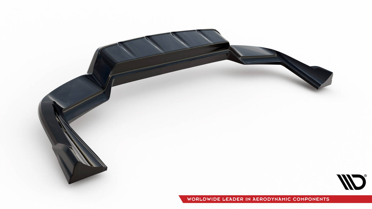 Rear Splitter (with vertical bars) suitable for Porsche Cayenne Coupe / SUV Mk3