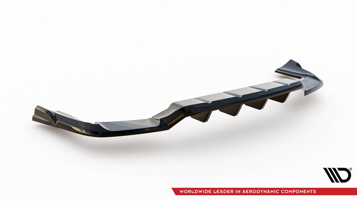 Rear Splitter (with vertical bars) suitable for Porsche Cayenne Coupe / SUV Mk3