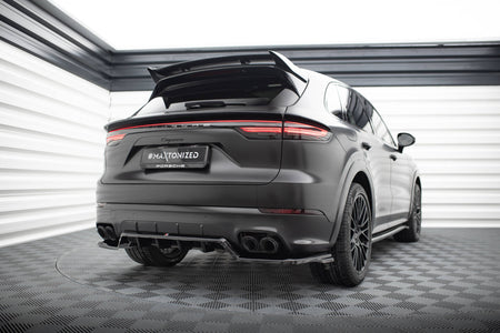 Rear Splitter (with vertical bars) suitable for Porsche Cayenne Sport Design SUV / Coupe Mk3