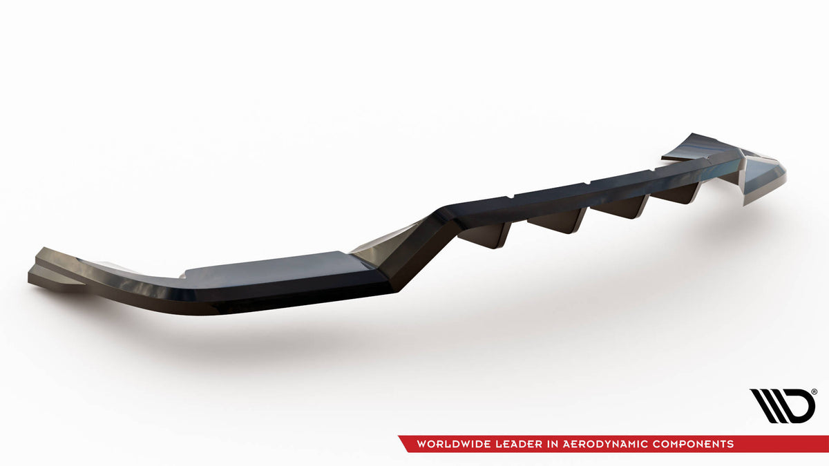 Rear Splitter (with vertical bars) suitable for Porsche Cayenne Sport Design SUV / Coupe Mk3