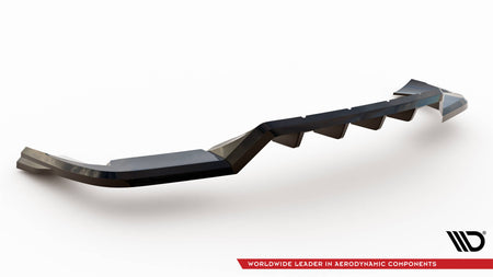 Rear Splitter (with vertical bars) suitable for Porsche Cayenne Sport Design SUV / Coupe Mk3
