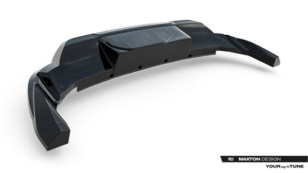 Rear Splitter (with vertical bars) suitable for Porsche Macan EV Mk1