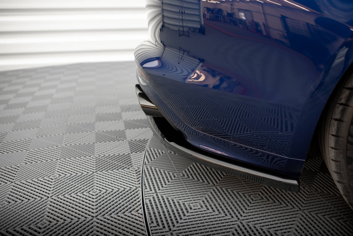 Rear Splitter (with vertical bars) suitable for Porsche Panamera E-Hybrid 971 Facelift