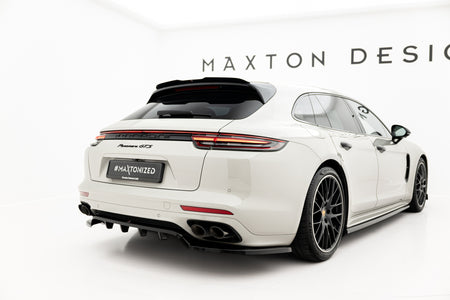 Rear Splitter (with vertical bars) suitable for Porsche Panamera GTS Sport Turismo 971 Facelift