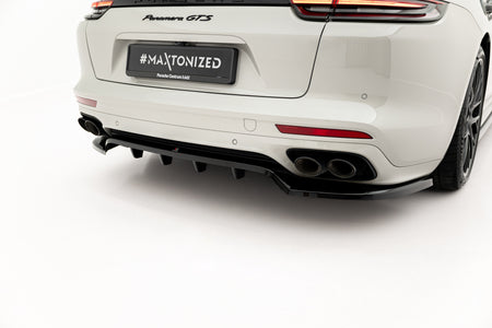 Rear Splitter (with vertical bars) suitable for Porsche Panamera GTS Sport Turismo 971 Facelift