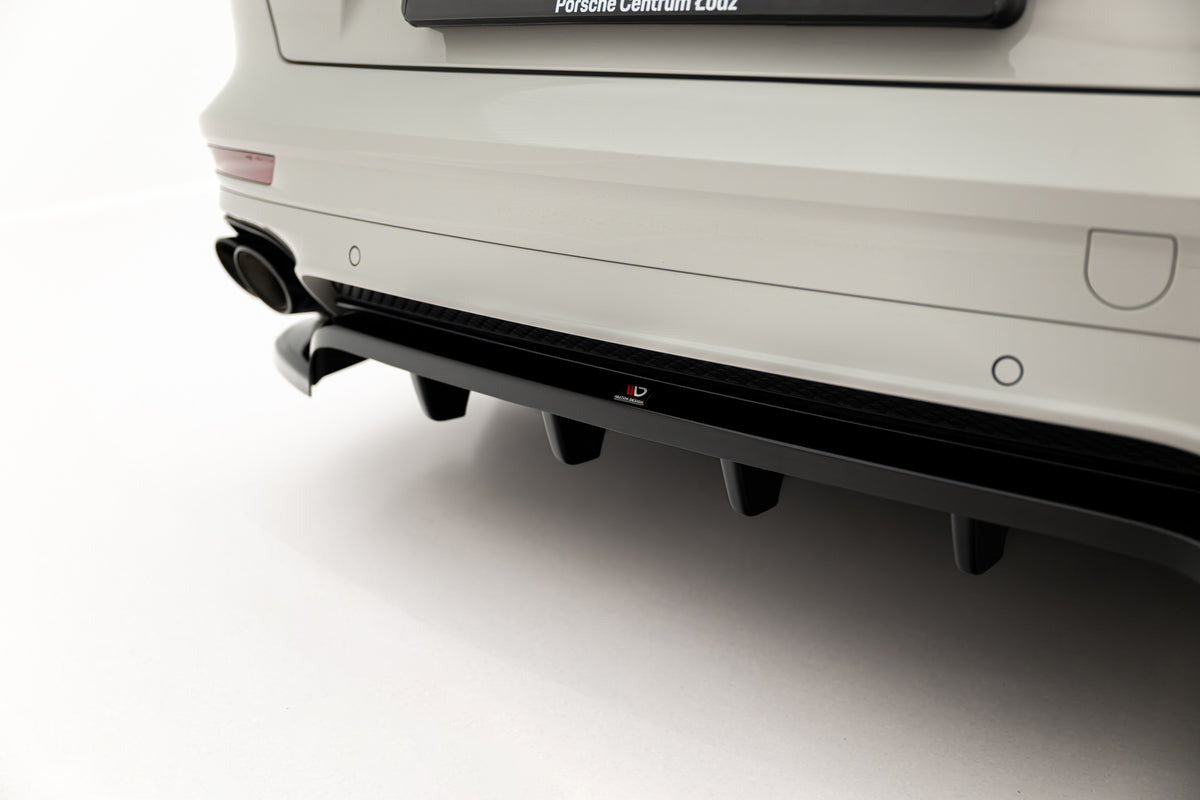 Rear Splitter (with vertical bars) suitable for Porsche Panamera GTS Sport Turismo 971 Facelift