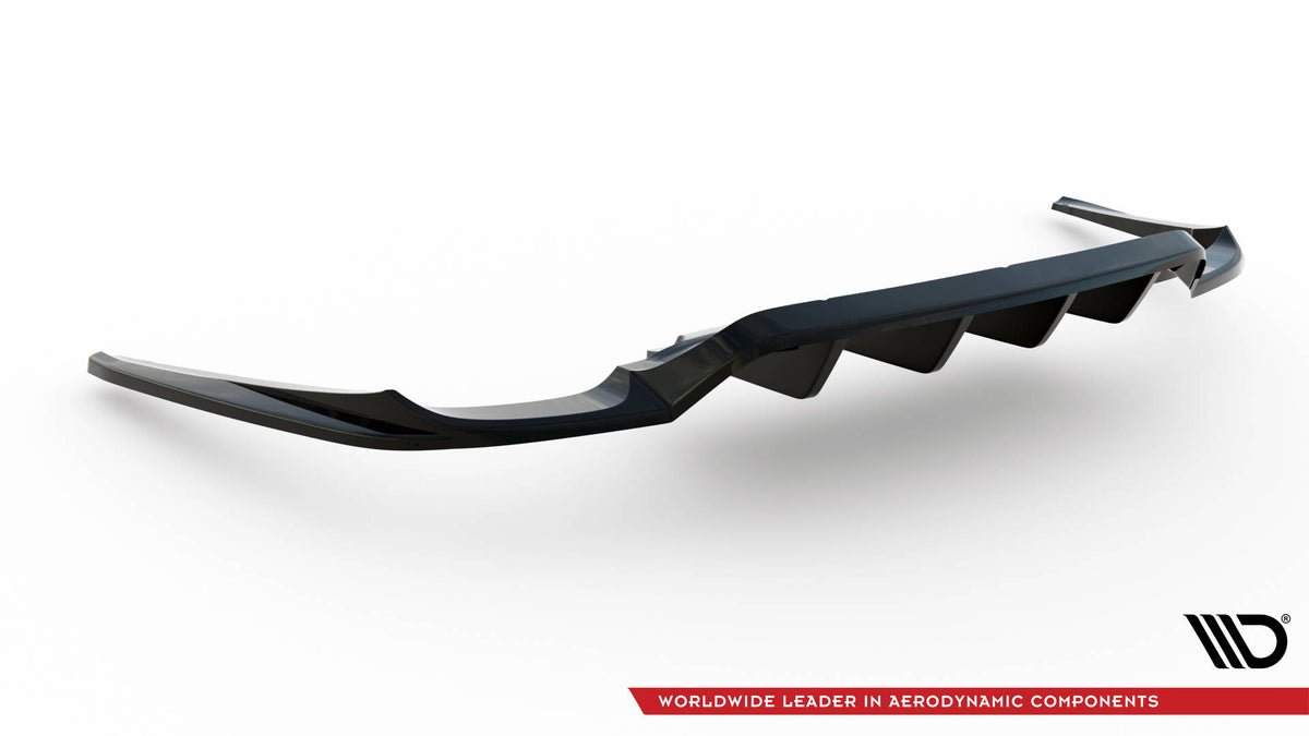 Rear Splitter (with vertical bars) suitable for Porsche Panamera Turbo 970