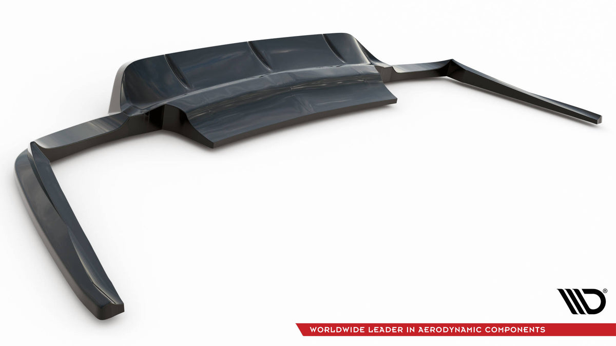 Rear Splitter (with vertical bars) suitable for Porsche Panamera Turbo 970