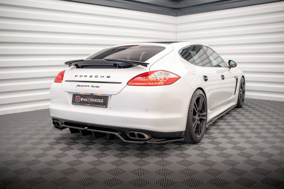 Rear Splitter (with vertical bars) suitable for Porsche Panamera Turbo 970
