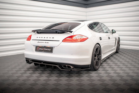 Rear Splitter (with vertical bars) suitable for Porsche Panamera Turbo 970