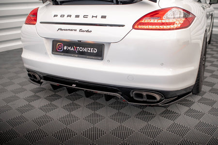 Rear Splitter (with vertical bars) suitable for Porsche Panamera Turbo 970