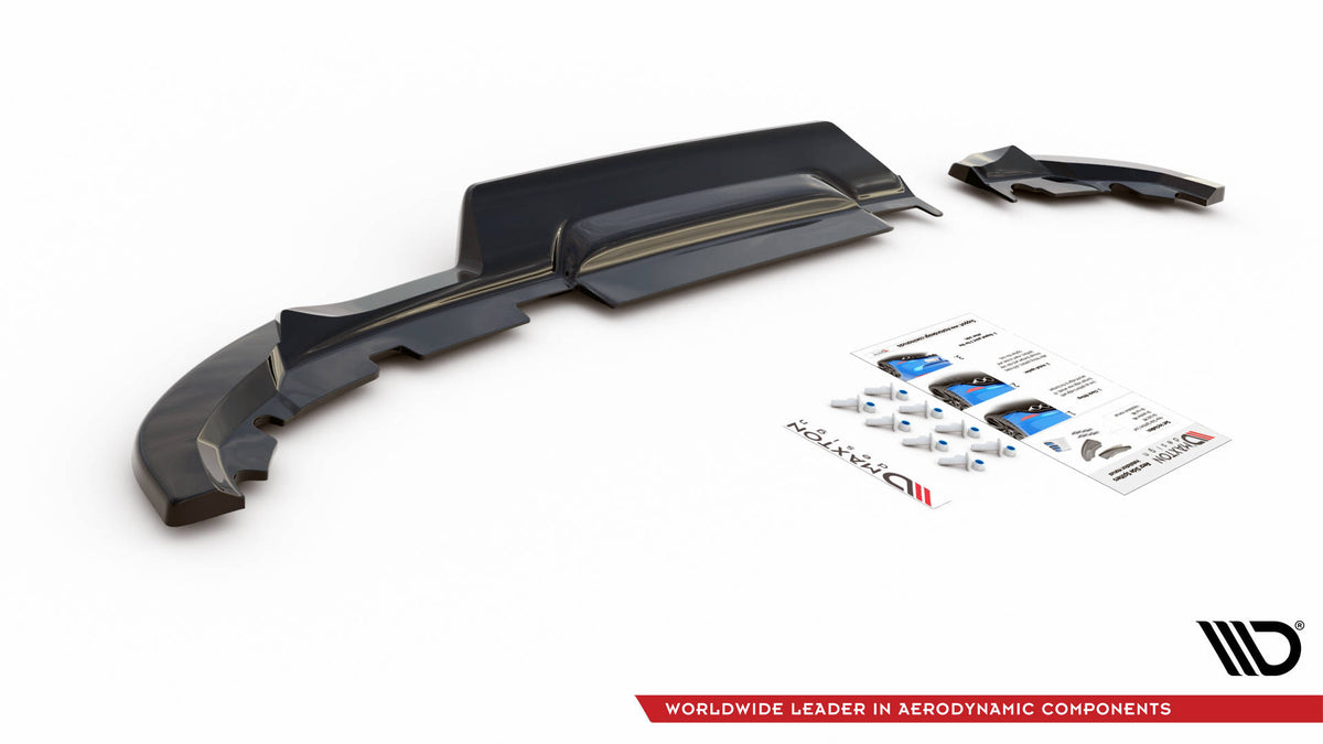 Rear Splitter (with vertical bars) suitable for Renault Clio Mk5