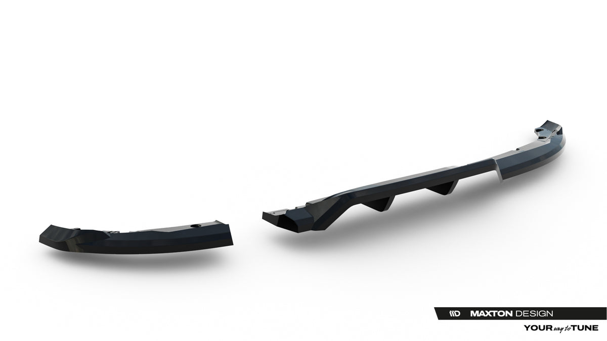 Rear Splitter (with vertical bars) suitable for Renault Clio Mk5 Facelift