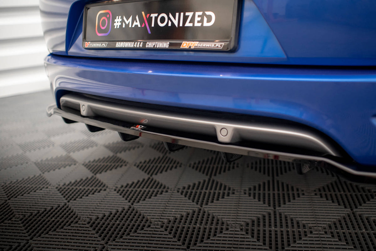 Rear Splitter (with vertical bars) suitable for Renault Megane GT Line Grandtour Mk3 Facelift