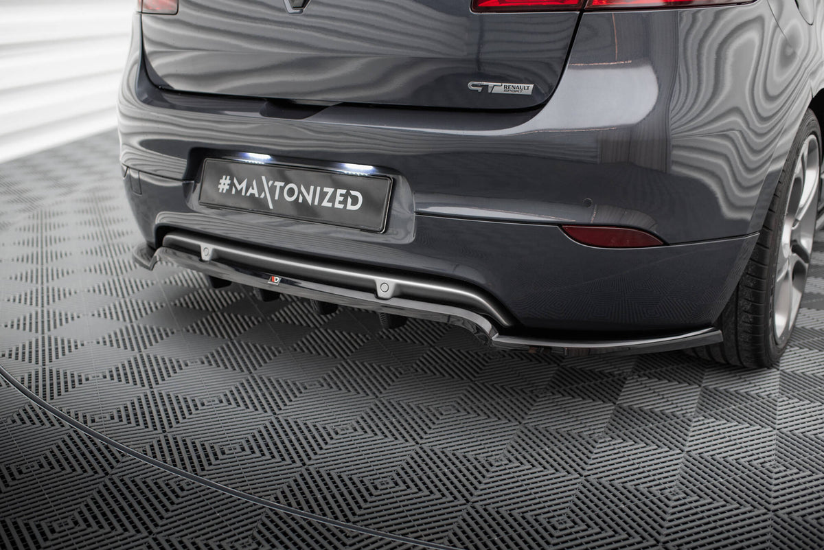 Rear Splitter (with vertical bars) suitable for Renault Megane GT MK3 Facelift