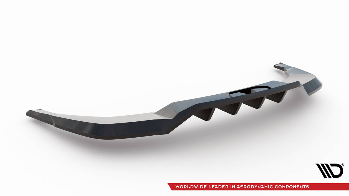 Rear Splitter (with vertical bars) suitable for Skoda Enyaq Coupe iV RS