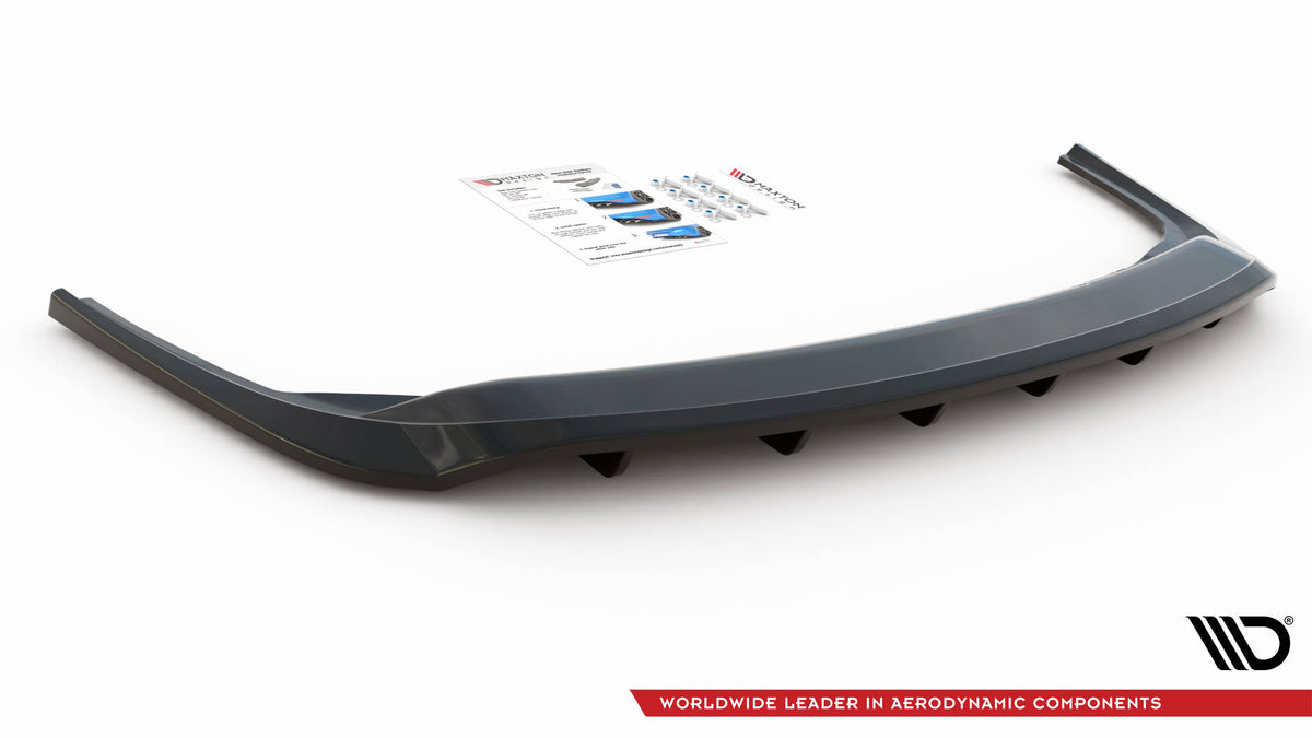 Rear Splitter (with vertical bars) suitable for Skoda Fabia Combi Mk3 Facelift