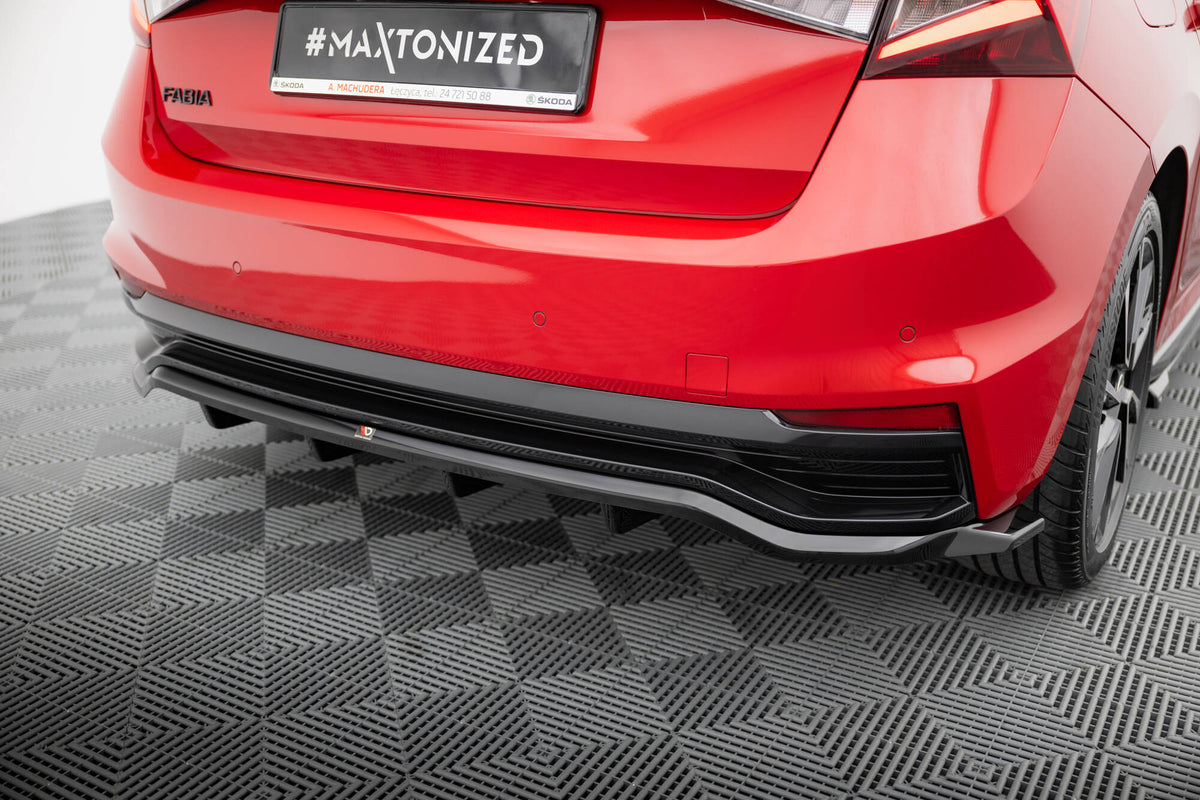 Rear Splitter (with vertical bars) suitable for Skoda Fabia Monte Carlo Mk4