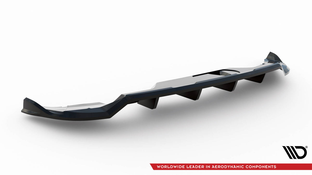 Rear Splitter (with vertical bars) suitable for Skoda Kamiq Monte Carlo Mk1 Facelift