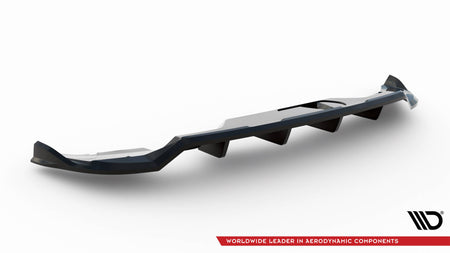 Rear Splitter (with vertical bars) suitable for Skoda Kamiq Monte Carlo Mk1 Facelift