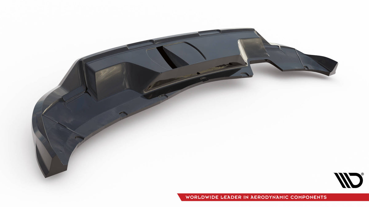 Rear Splitter (with vertical bars) suitable for Skoda Kamiq Monte Carlo Mk1 Facelift