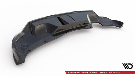 Rear Splitter (with vertical bars) suitable for Skoda Kamiq Monte Carlo Mk1 Facelift