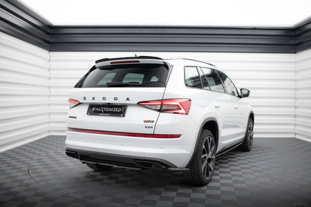 Rear Splitter (with vertical bars) suitable for Skoda Kodiaq RS Mk1 / Mk1 Facelift