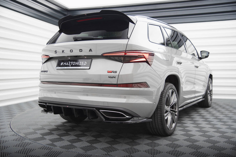 Rear Splitter (with vertical bars) suitable for Skoda Kodiaq RS Mk1 / Mk1 Facelift