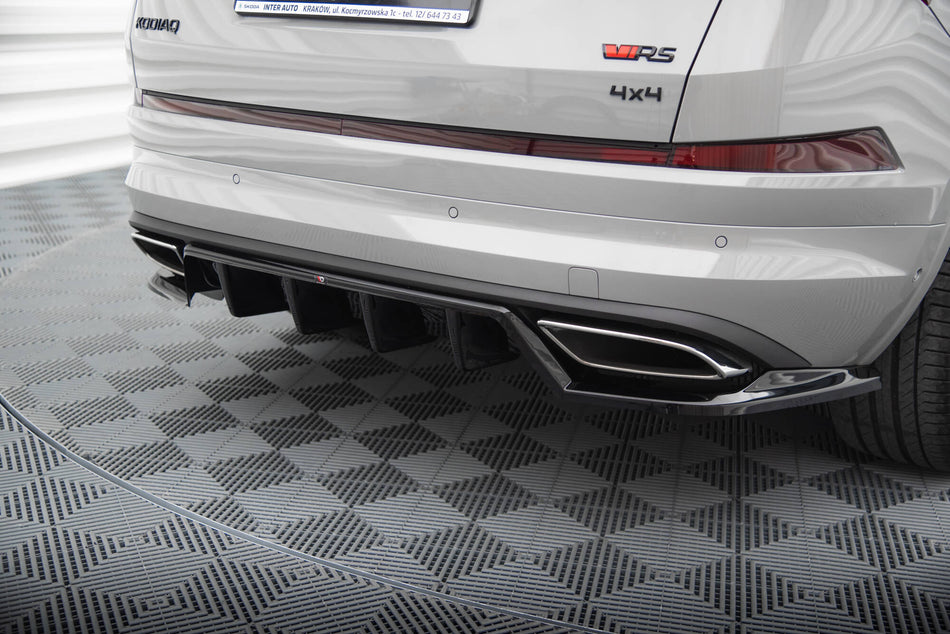 Rear Splitter (with vertical bars) suitable for Skoda Kodiaq RS Mk1 / Mk1 Facelift