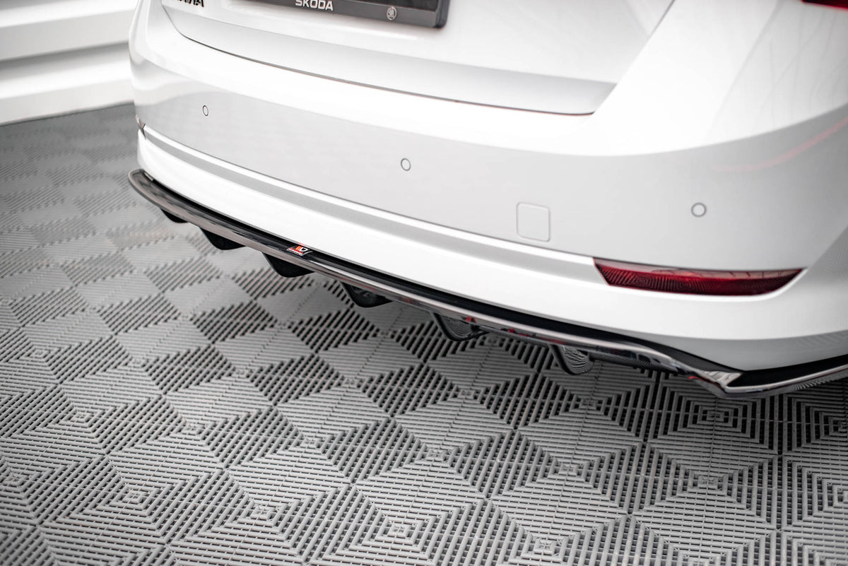 Rear Splitter (with vertical bars) suitable for Skoda Octavia Mk4
