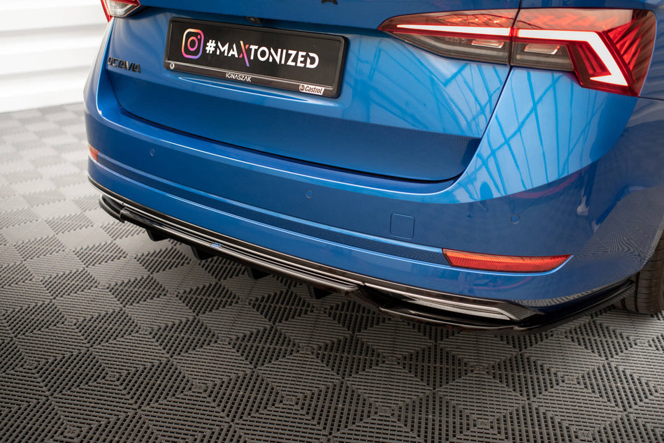 Rear Splitter (with vertical bars) suitable for Skoda Octavia Sportline Mk4