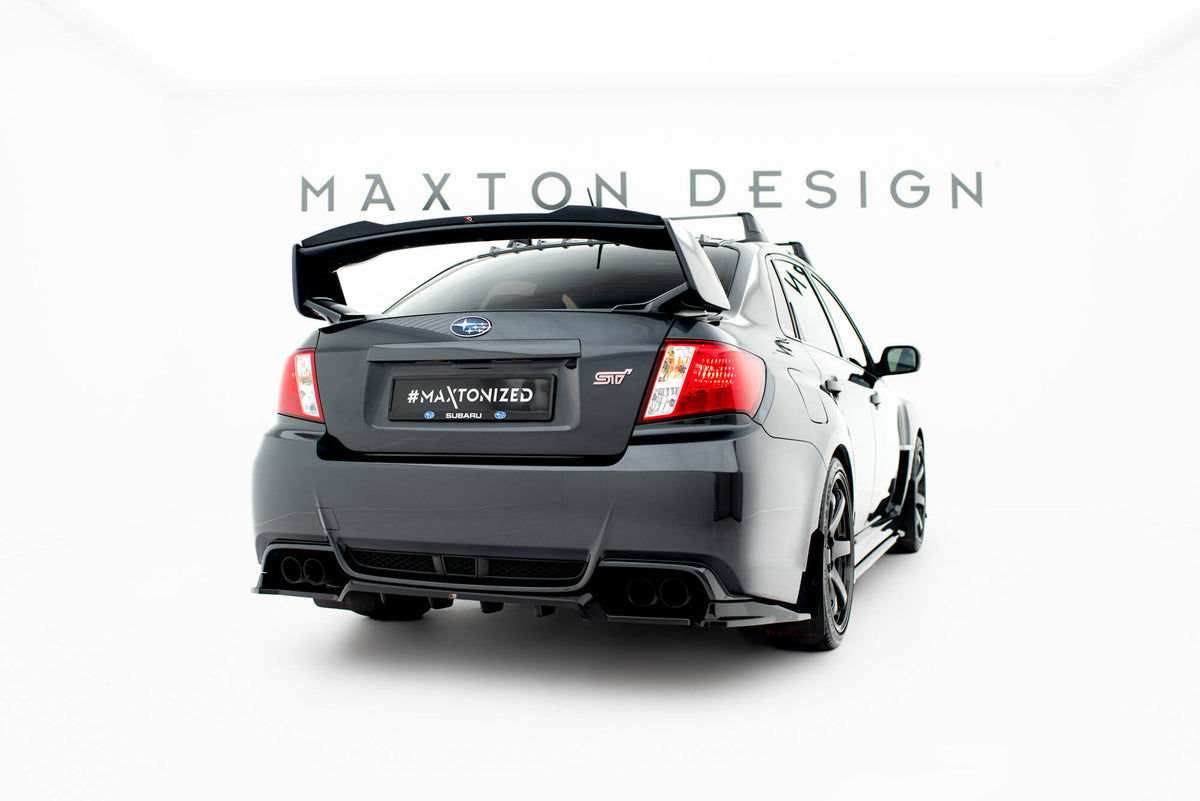 Rear Splitter (with vertical bars) suitable for Subaru Impreza WRX STI Mk3 Facelift