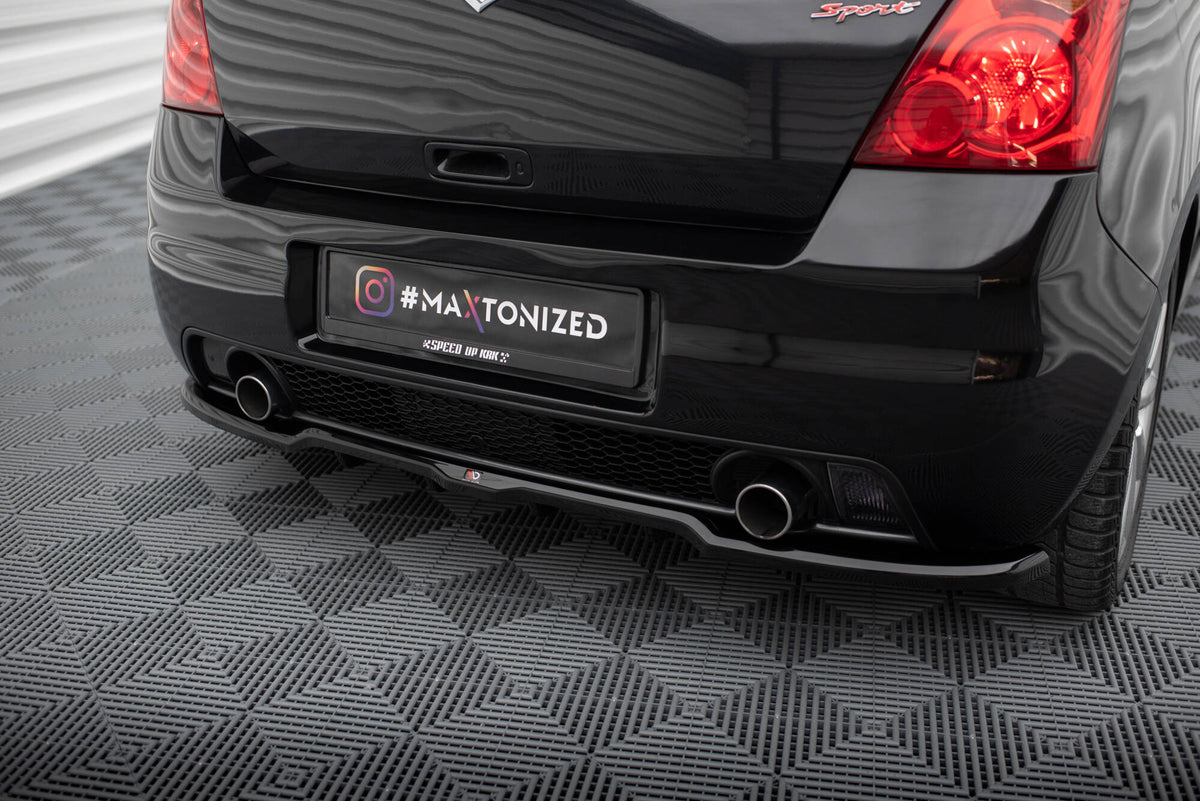 Rear Splitter (with vertical bars) suitable for Suzuki Swift Sport Mk4
