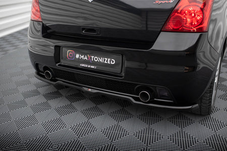 Rear Splitter (with vertical bars) suitable for Suzuki Swift Sport Mk4