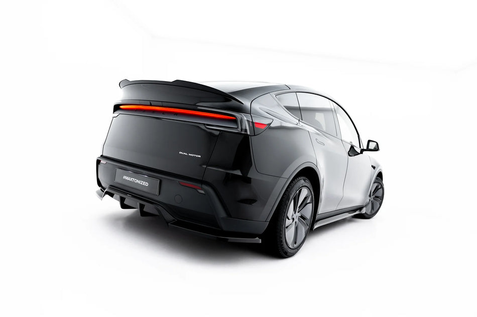 Rear Splitter (with vertical bars) suitable for Tesla Model Y Premium Mk1 Facelift