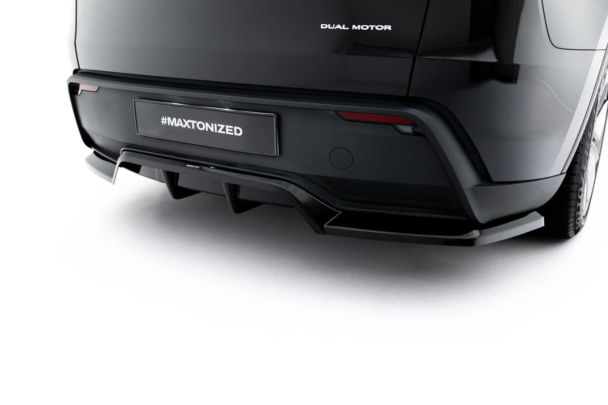 Rear Splitter (with vertical bars) suitable for Tesla Model Y Premium Mk1 Facelift