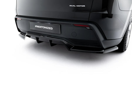 Rear Splitter (with vertical bars) suitable for Tesla Model Y Premium Mk1 Facelift
