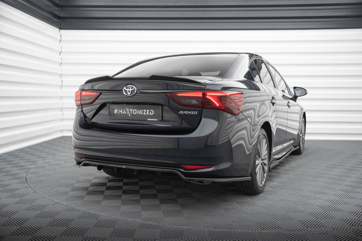 Rear Splitter (with vertical bars) suitable for Toyota Avensis Sedan Mk3 Facelift