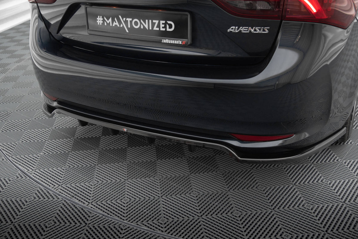 Rear Splitter (with vertical bars) suitable for Toyota Avensis Sedan Mk3 Facelift