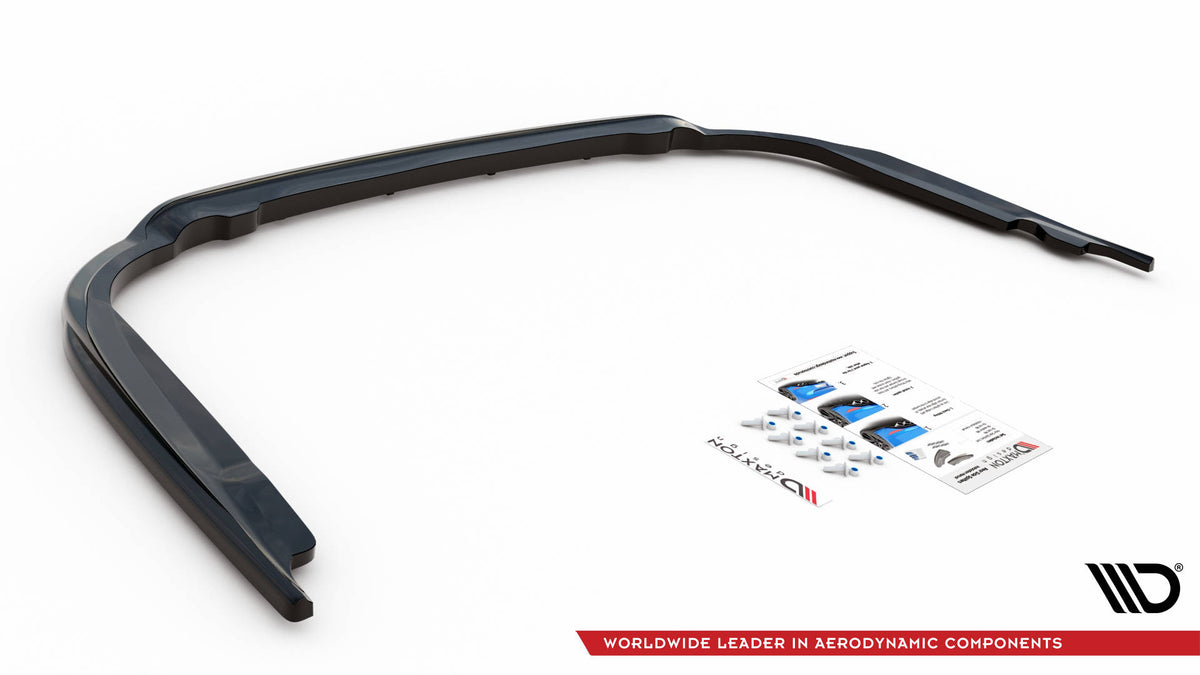 Rear Splitter (with vertical bars) suitable for Toyota Avensis Wagon Mk3 Facelift