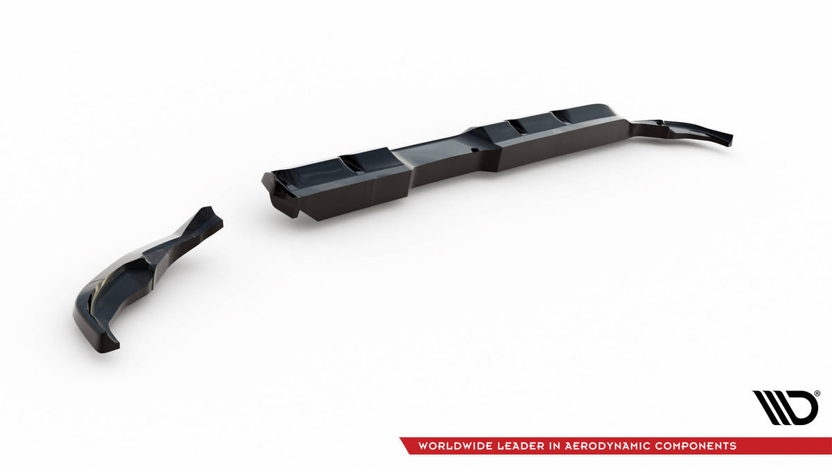 Rear Splitter (with vertical bars) suitable for Toyota Yaris GR Sport Mk4