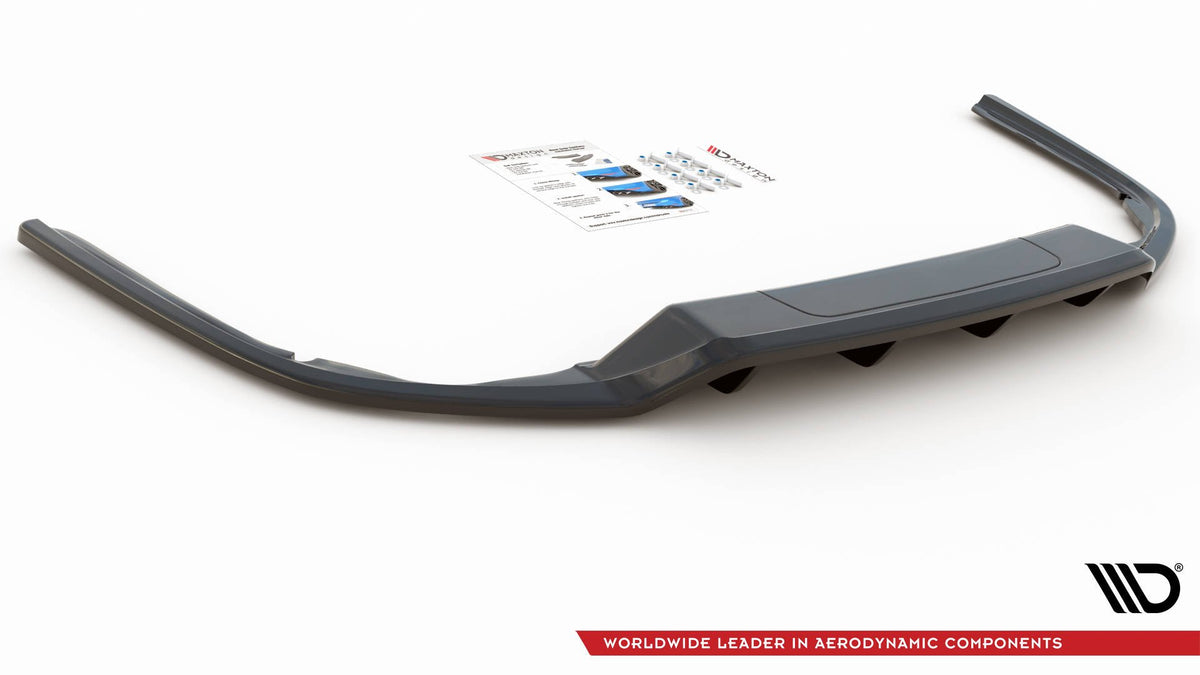 Rear Splitter (with vertical bars) suitable for Volkswagen Passat B8